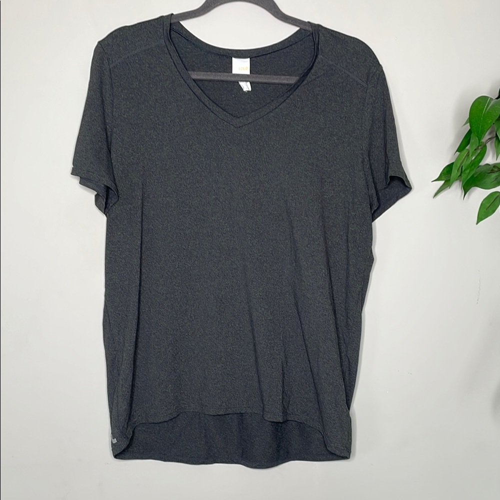Lole Grey Relaxed Short Sleeve T-Shirt